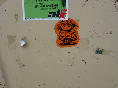 Streetart, Sticker, Urbanart