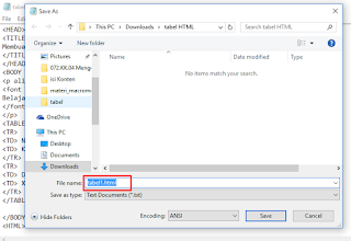 Panduan Cara Membuat Tabel html di Notepad (Lengkap)