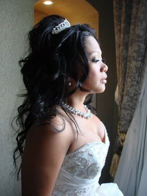 wedding hairstyles curly. Bridal Hairstyles - long curly