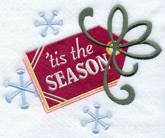 'TIS THE SEASON - artistic, stitched