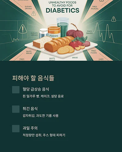 피해야 할 음식들