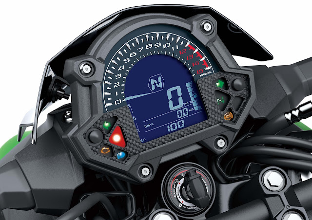 All New Kawasaki Z250 2019 speedometer