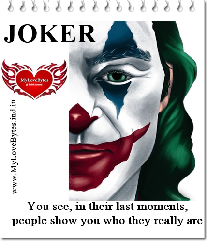 Best Joker Quotes and sayings On Crazy Love,joker quotes about fake friends,  & Being Different in Love Relationships