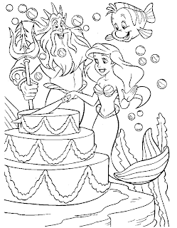 little mermaid coloring pages,disney princess coloring pages