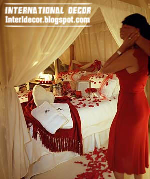  Romantic  bedroom decorating  ideas for Valentine s day 2013