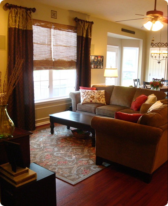 Our warm and cozy family room from Thrifty Decor Chick Our warm and cozy family room from Thrifty Decor Chick