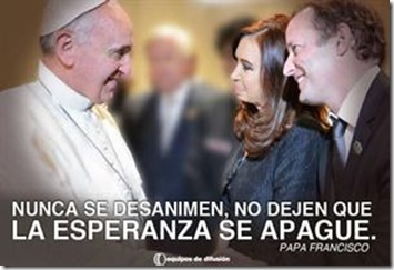 cristina usa al papa
