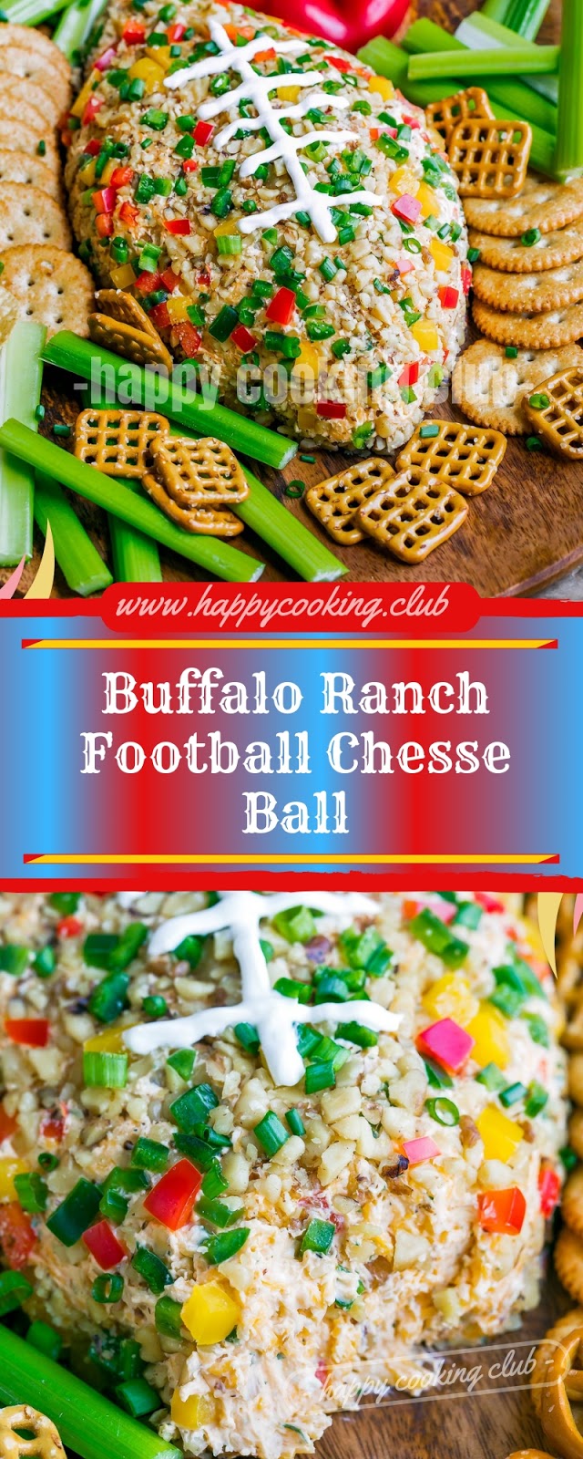Buffalo Ranch Football Chesse Ball