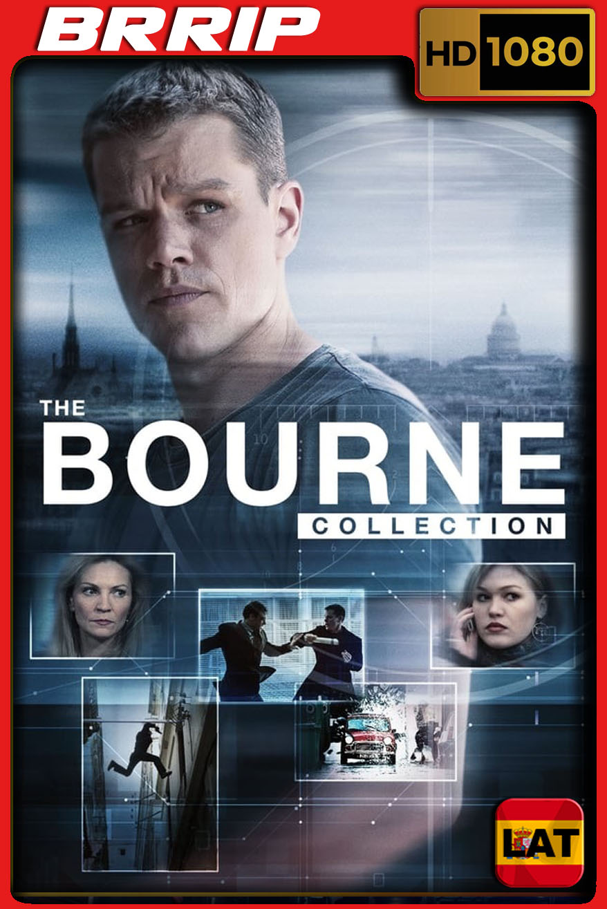 Bourne (2002-2016) Colección BRRip 1080p Latino-Ingles