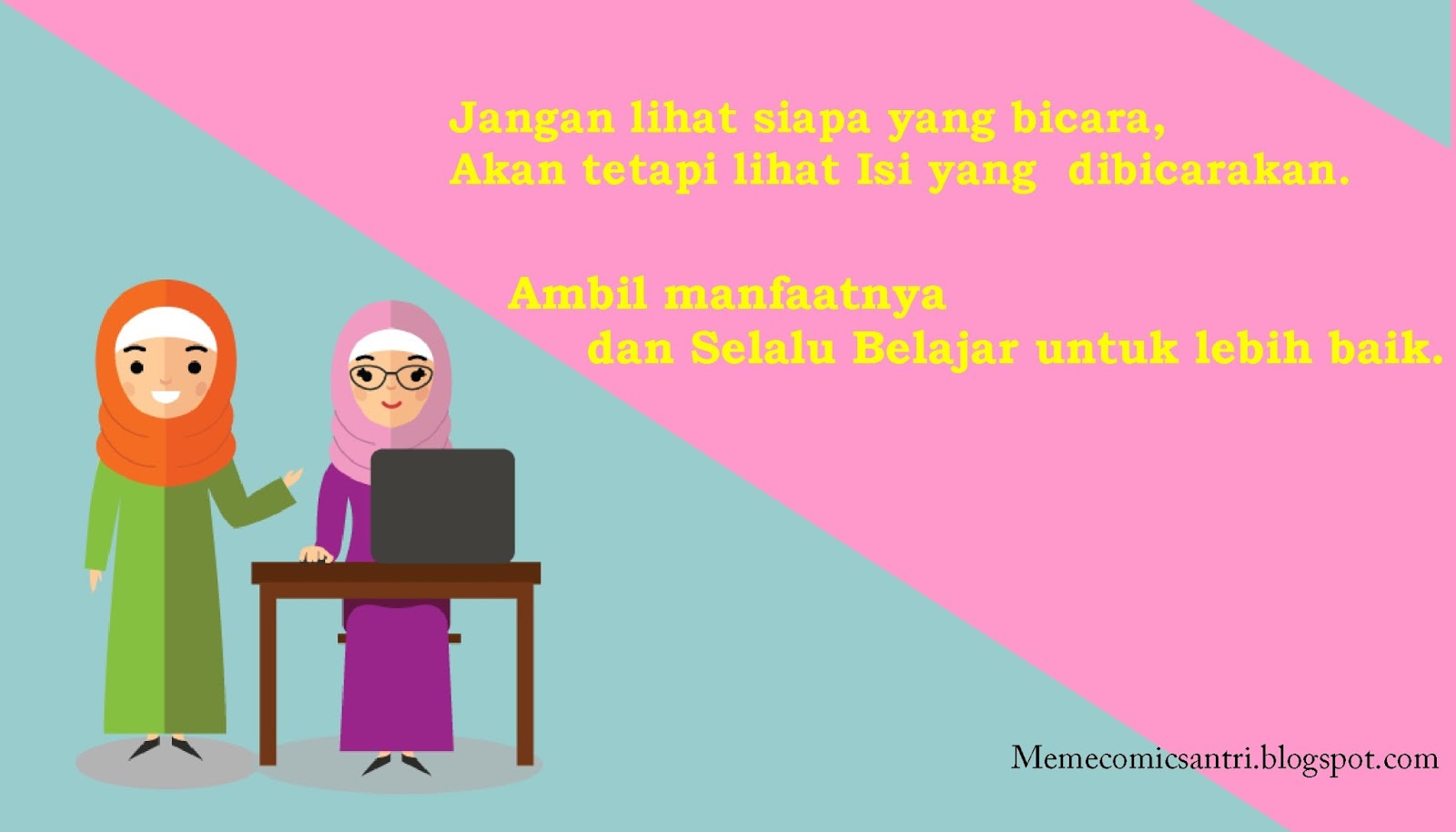 Kumpulan Gambar Animasi Muslimah  Dengan  Kata Kata Kata  