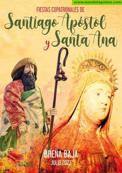 Fiestas de Santiago Apóstol y Santa Ana 2023 - Breña Baja - Programa de Actos