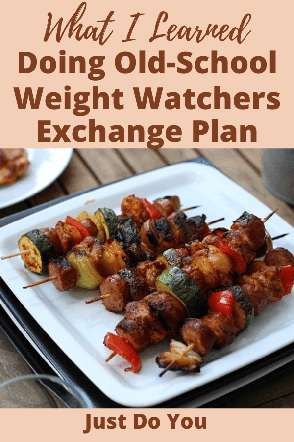 What I learned doing Old-School Weight Watchers Exchange Plan in the 80s that is still relevant today