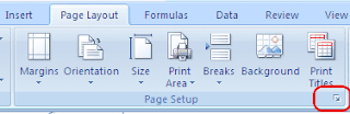 menu page setup dalam excel