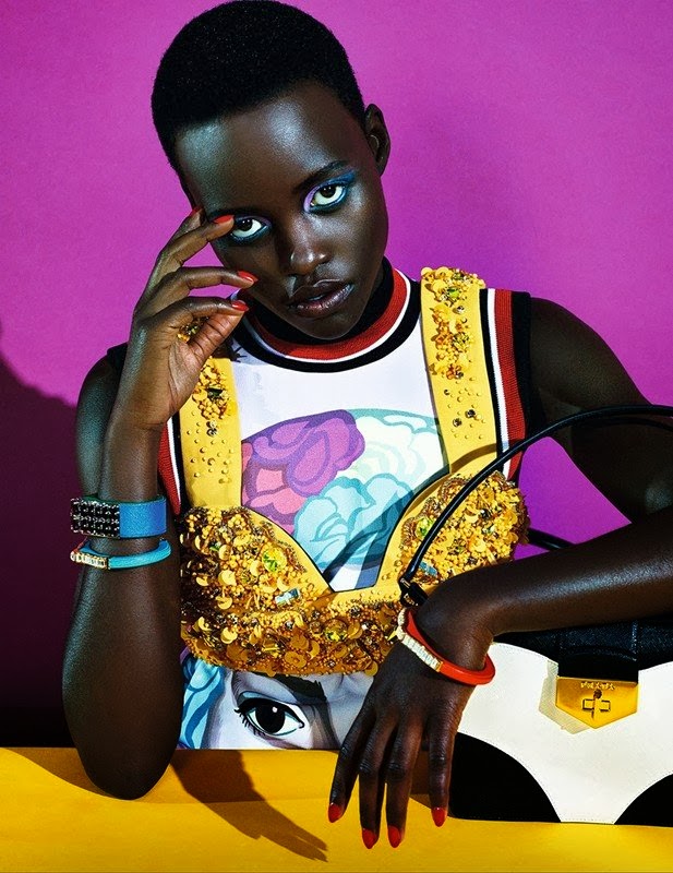 Magazine Photoshoot : Lupita Nyong'o Photoshot For Dazed &  Confused Magazine February 2014 Issue 