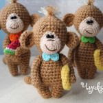 patron gratis mono amigurumi | free pattern amigurumi monckey 