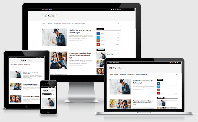 FlexZine - Responsive Modern Blogger Template