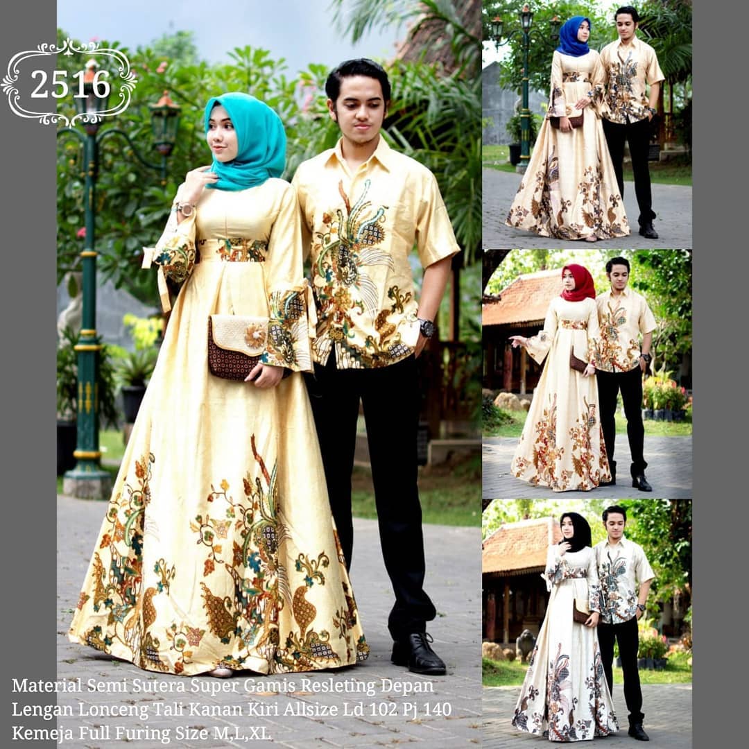 Model Batik  Couple Modern Terbaru 2021 Desain  Mewah 