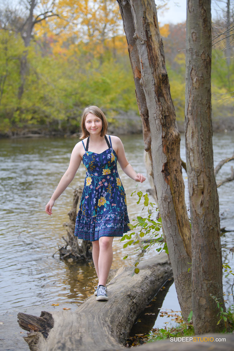 Ann Arbor Senior Pictures for Girls Skyline School in Nature Parks Ann Arbor Senior Portrait Photographer