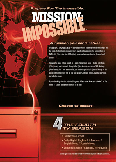 MISSION IMPOSIBLE 4 MOVIE POSTER