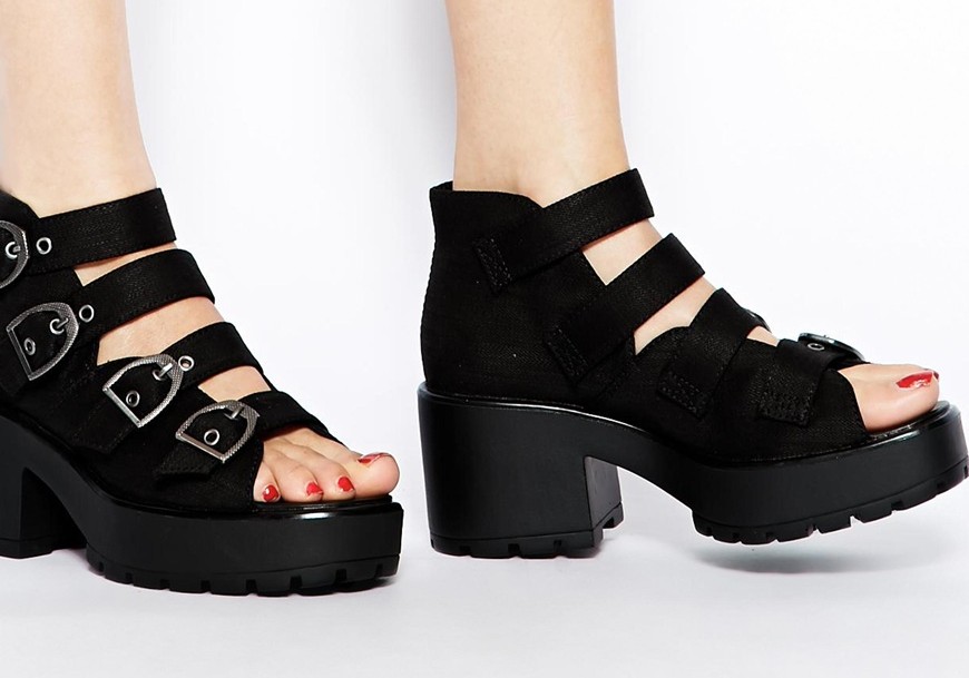 Chunky Buckle Sandals