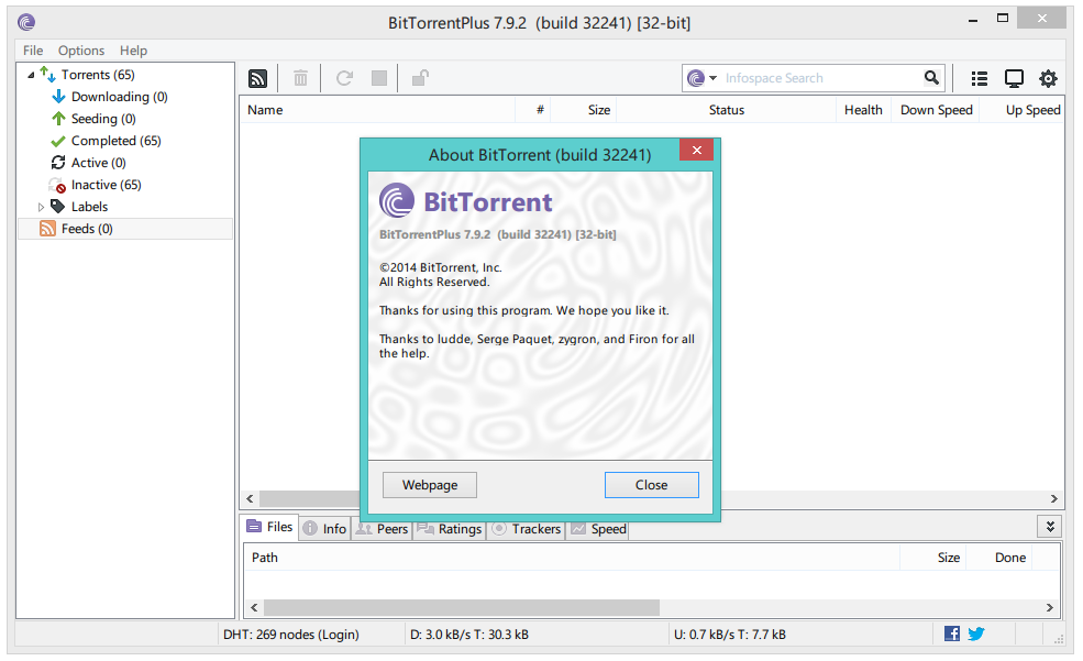 bitTorrent plus