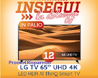 Logo Spaccio Galbusera Tre Marie ''Insegui la dolcezza'' e vinci 12 TV LG 65''