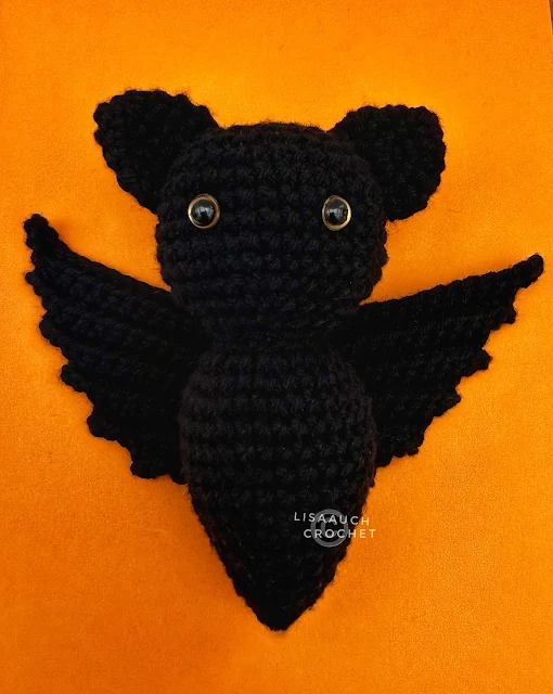 bat crochet pattern free - black bat plush bat