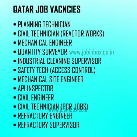 QATAR JOB VACANCIES - FREE RECRUITMENT - DYNAMIC STAFFING SERVICES 