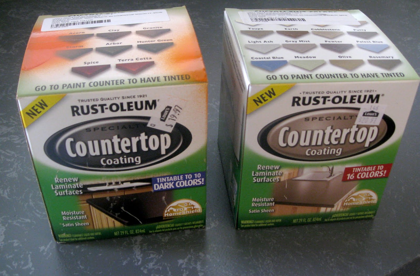 Rust-Oleum Countertop Paint