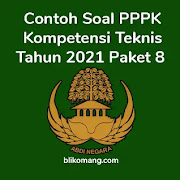 Contoh Soal Kompetensi Teknis P3K 2021 Paket 8
