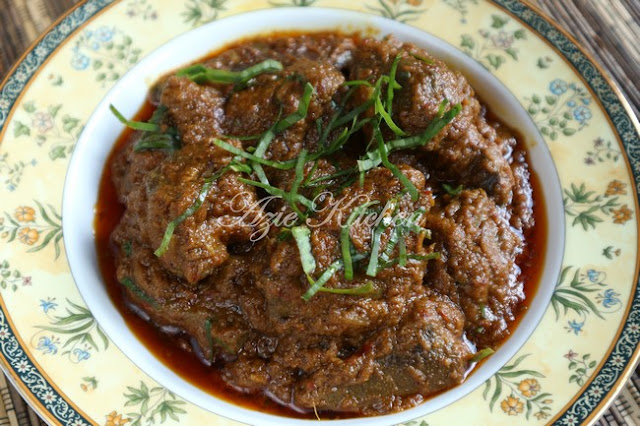 Rendang Hati Lembu Berempah Yang Sangat Sedap - Azie Kitchen