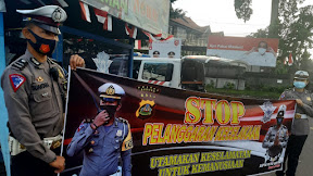 Ayo Pakai Masker," Ucapan Lantang Dikyasa Satlantas Polres Badung 