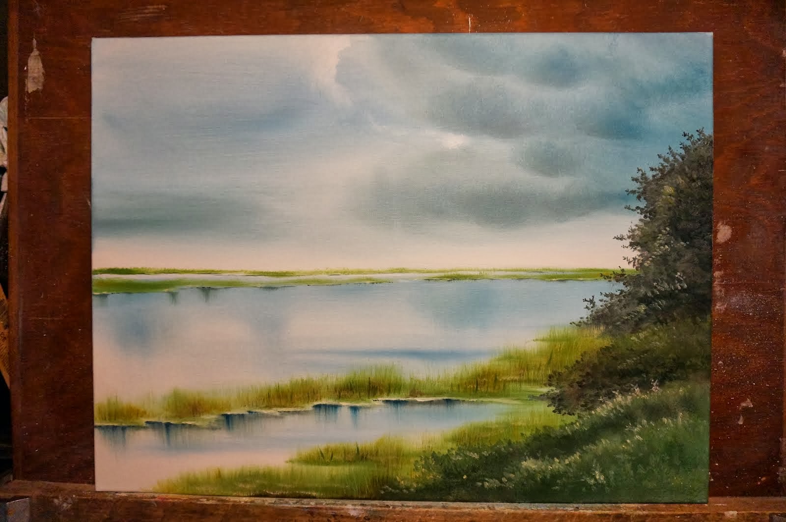 Oil on Canvas/Marsh at St. Simons Island, GA