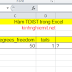 Cách sử dụng hàm TDIST trong excel