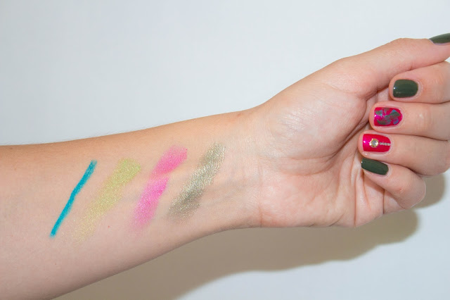 Make-up estival : kaki, magenta et une touche de turquoise