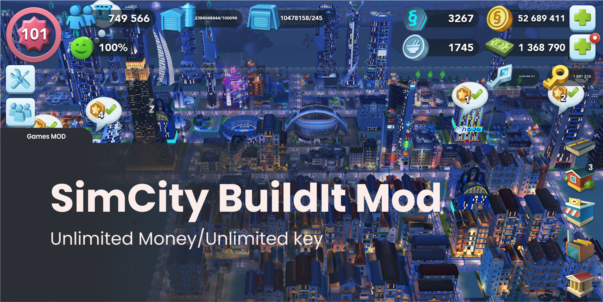 SimCity BuildIt Mod Unlimited Money and SimCash