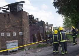 Masjid dibakar di britain