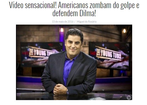 Vídeo sensacional! Americanos zombam do golpe e defendem Dilma!