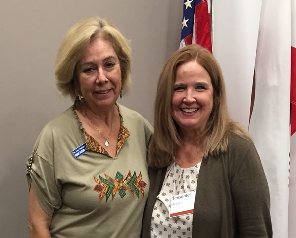 Anne Mitchell and me