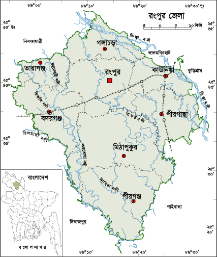 atlas of rangpur district