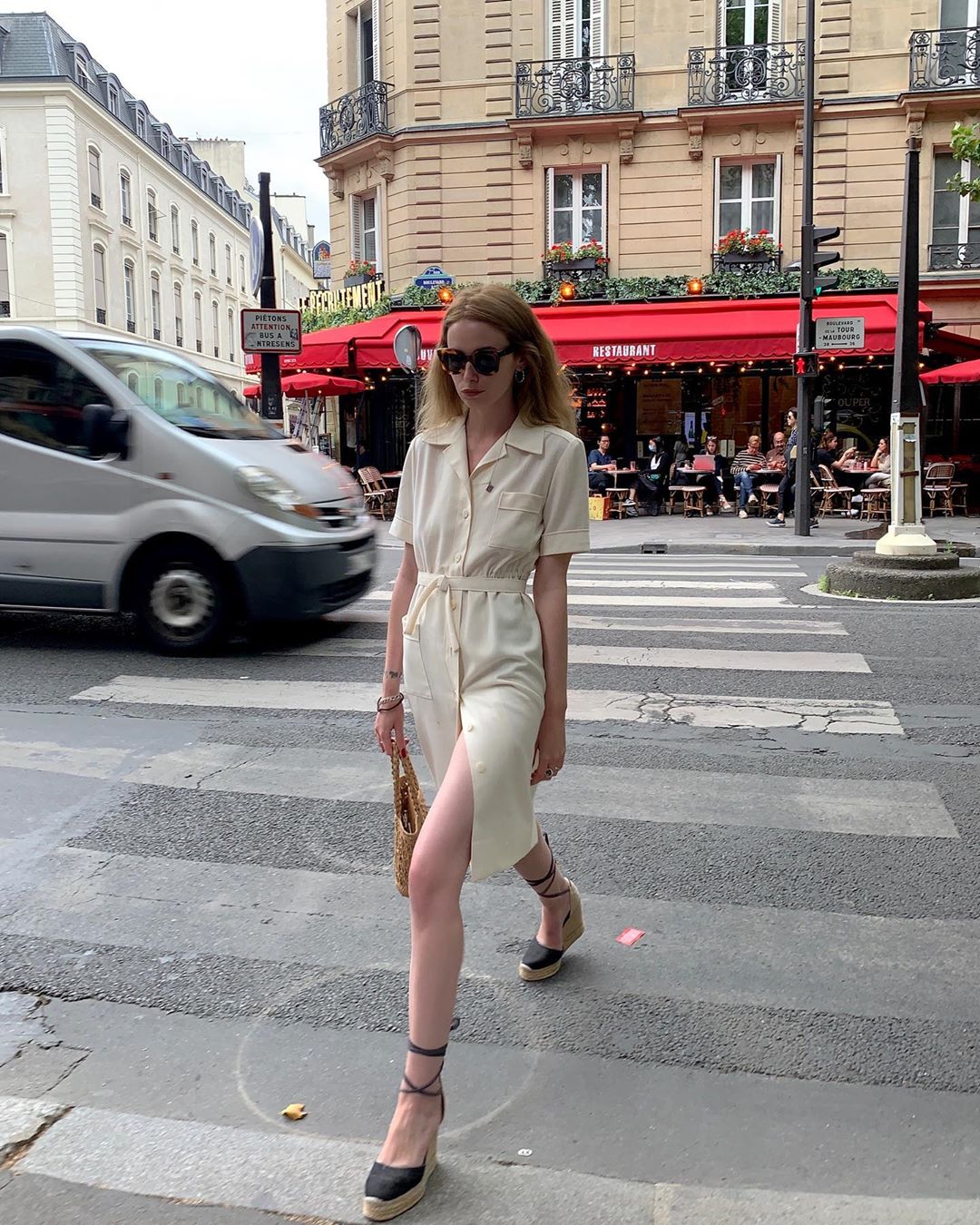 I’m Obsessed With Shirtdresses Thanks To This Chic French Girl