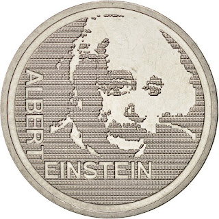 Swiss Coins 5 Francs Albert Einstein