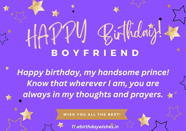 Happy Birthday Wishes for Boyfriend