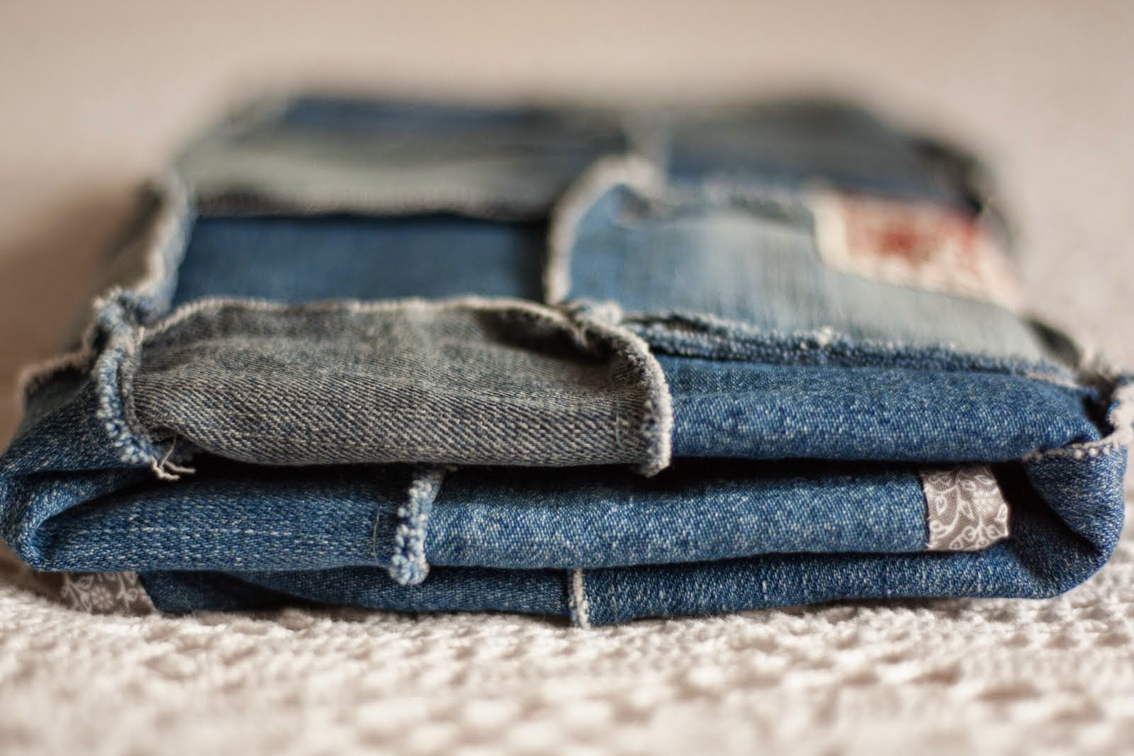 Denim babydekentje
