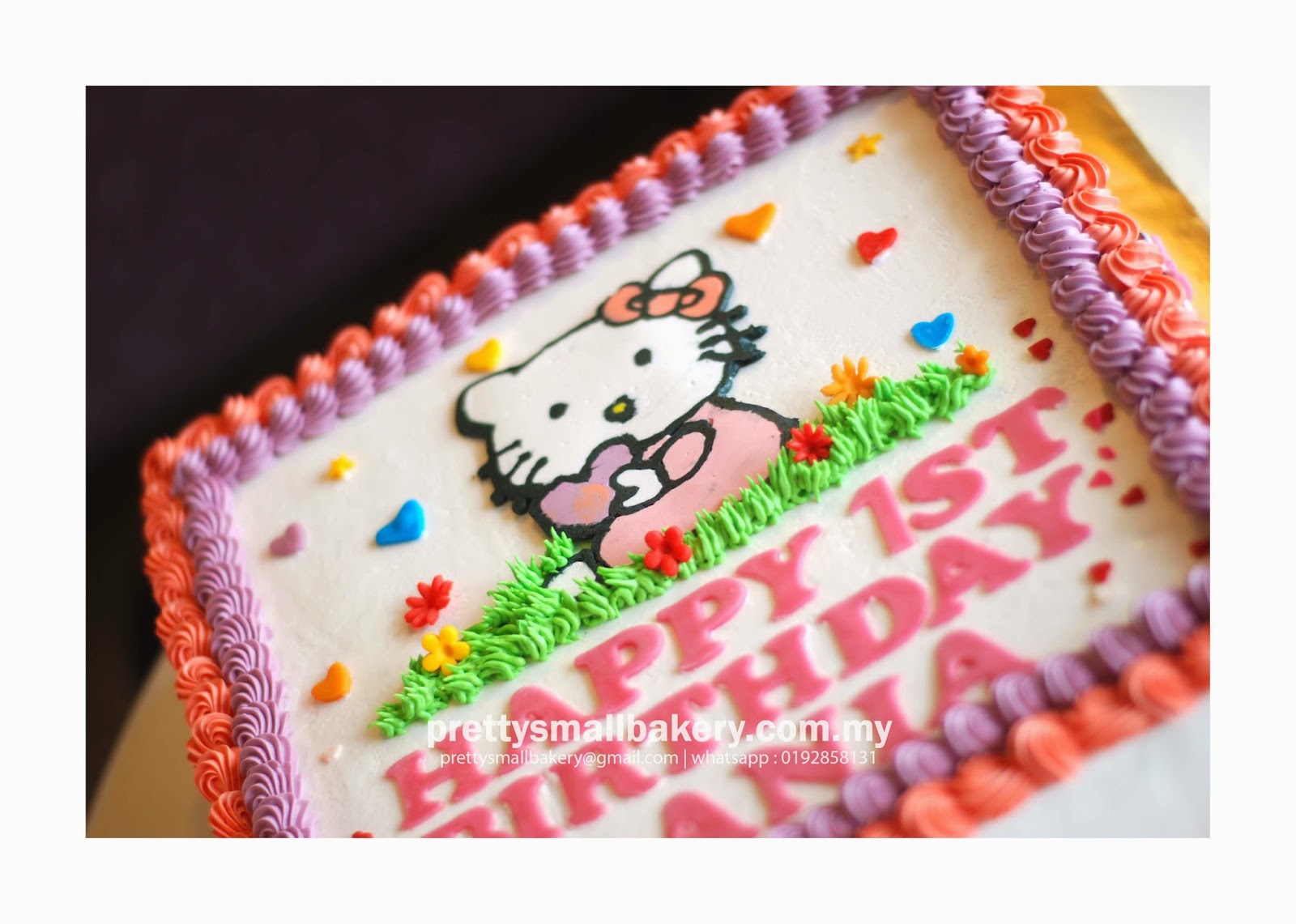 Kek birthday HELLO KITTY - Prettysmallbakery