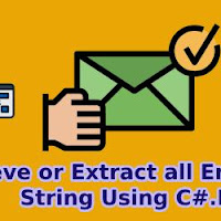 Retrieve or Extract all Emails from String Using C#.Net