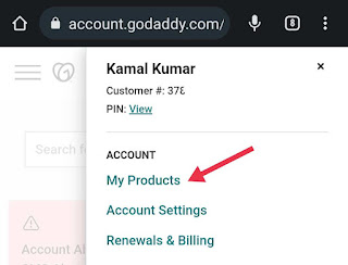 GoDaddy How to add Domain in Blog