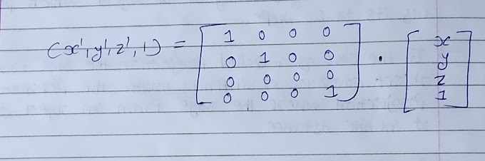 Derive The Equation And Transformation Matrix For Producing Parallel Projection On 2D Viewing Plane And Also Explain Orthographic And Oblique Projections