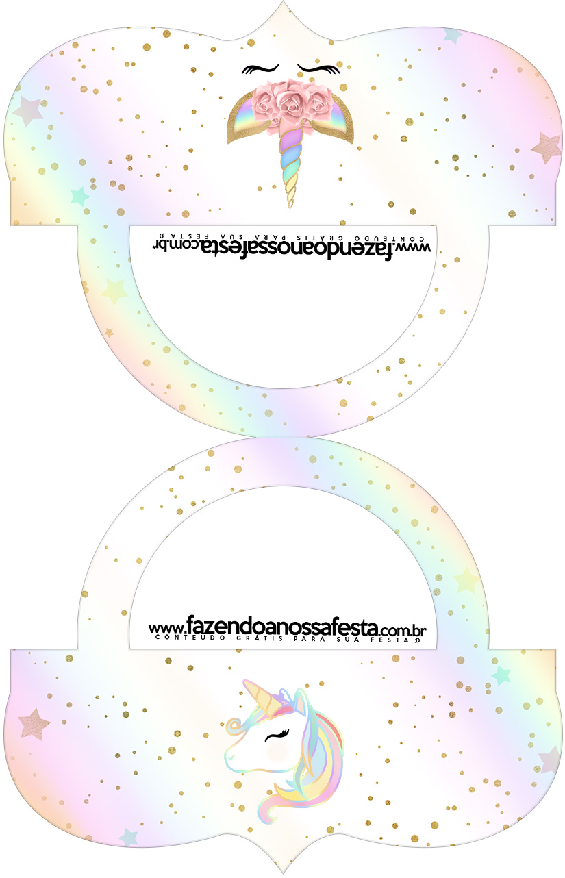 unicorn and rainbow free printable candy bar labels oh