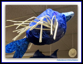 Ocean Sculpture in Elementary School {Ocean RoundUP at RainbowsWithinReach}